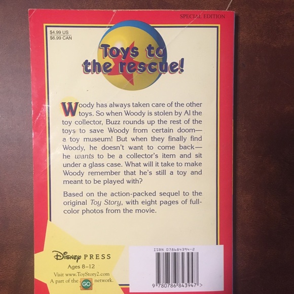 Toy Story 2 book - Picture 3 of 4